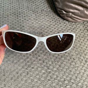 Dolce and Gabbana white glasses